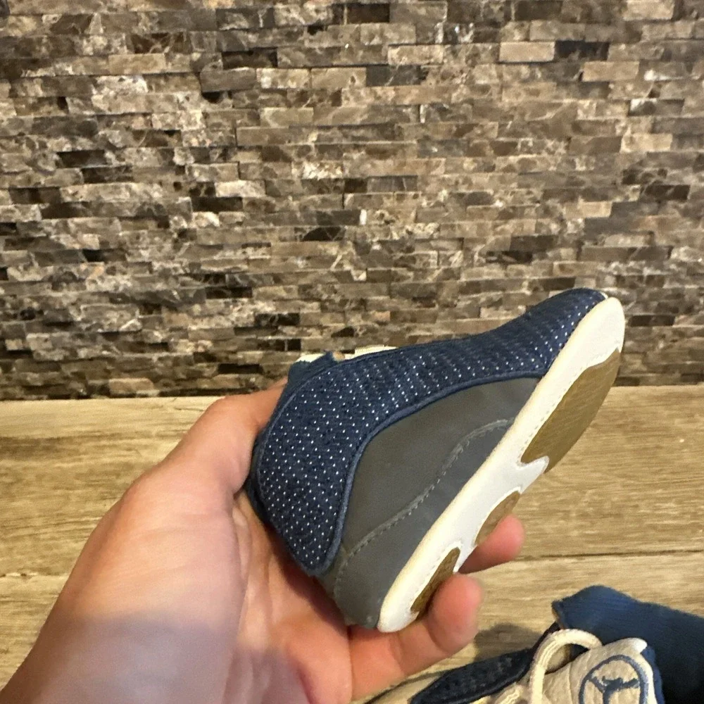 Vintage Nike Air Jordan 13 Retro‎ Blue Flint Gray 2C Baby Shoe 310274 441